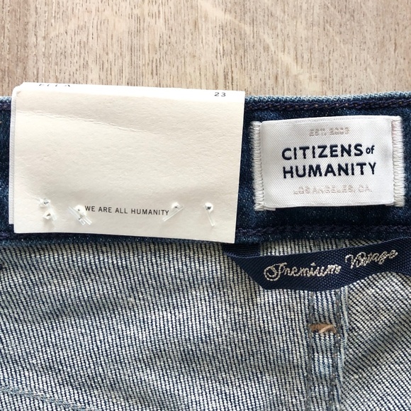 Citizens Of Humanity, Jeans, Ella, Mid Rise, Slim, Crop, Size 23 NEW With Tags - Picture 12 of 16